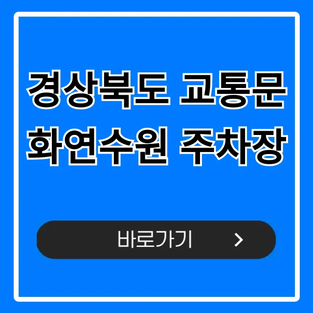 경상북도 교통문화연수원 주차장 완벽 안내 (무료 주차 꿀팁) 경상북도 교통문화연수원 주차장 완벽 안내 (무료 주차 꿀팁)