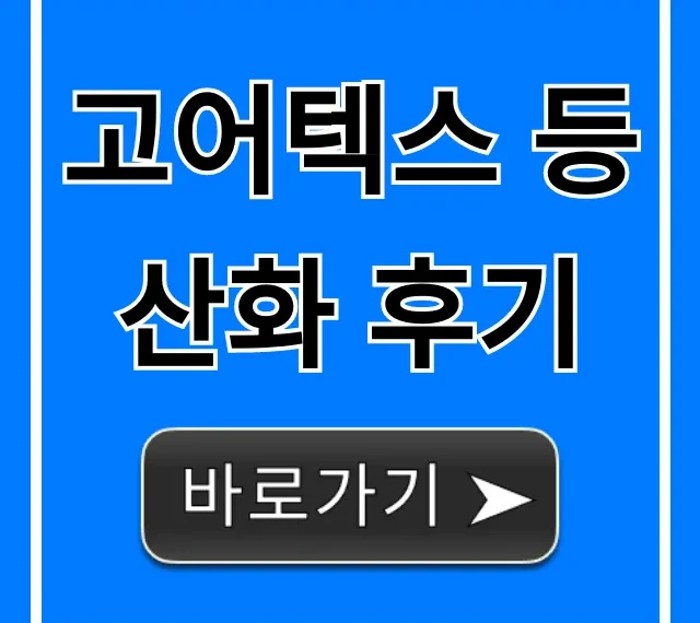 고어텍스 등산화 후기: 내 돈 내산 가성비 BEST 추천! 고어텍스 등산화 후기: 내 돈 내산 가성비 BEST 추천!