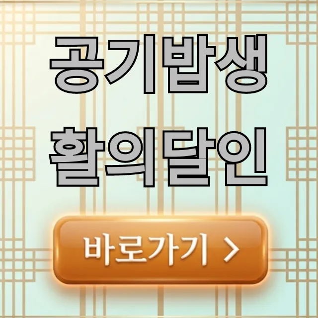 공기밥생활의달인 맛집 비법 총정리 공기밥생활의달인 맛집 비법 총정리