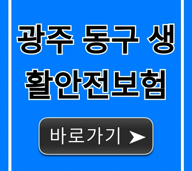 광주 동구 생활안전보험 무료 혜택 총정리 광주 동구 생활안전보험 무료 혜택 총정리
