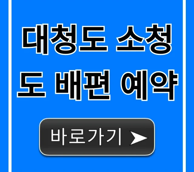 대청도 소청도 배편 예약: 최신 시간표 가격 총정리 대청도 소청도 배편 예약: 최신 시간표 가격 총정리