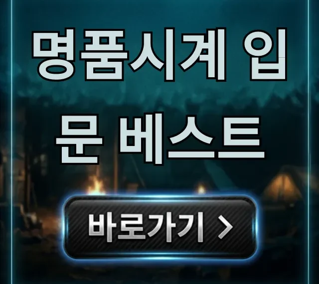 명품시계 입문 베스트: 가성비부터 추천까지 완벽 가이드 명품시계 입문 베스트: 가성비부터 추천까지 완벽 가이드