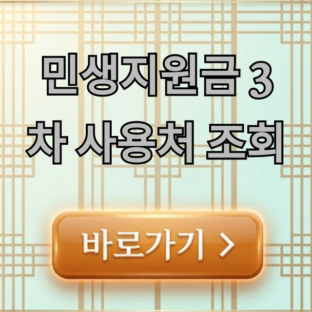 민생지원금 3차 사용처 조회, 놓치면 후회할 완벽 가이드 민생지원금 3차 사용처 조회, 놓치면 후회할 완벽 가이드