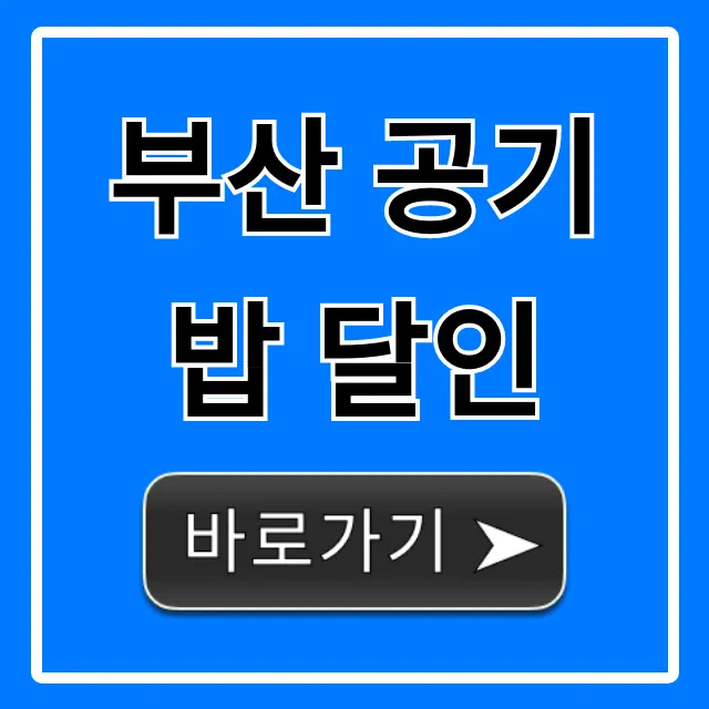 부산 공기밥 달인: 숨겨진 맛집 총정리 부산 공기밥 달인: 숨겨진 맛집 총정리
