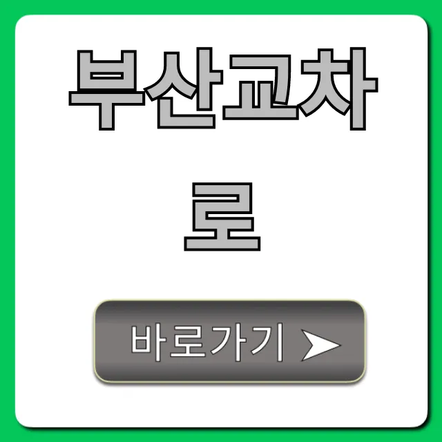 부산교차로 생활정보 한눈에 조회