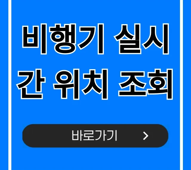 비행기 실시간 위치 조회 무료! 도착시간 확인 꿀팁