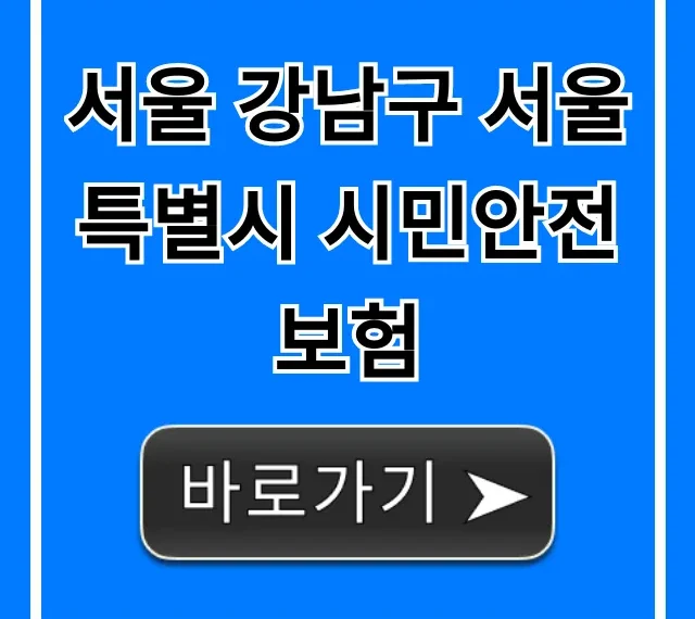 서울 강남구 서울특별시 시민안전보험 총정리 서울 강남구 서울특별시 시민안전보험 총정리