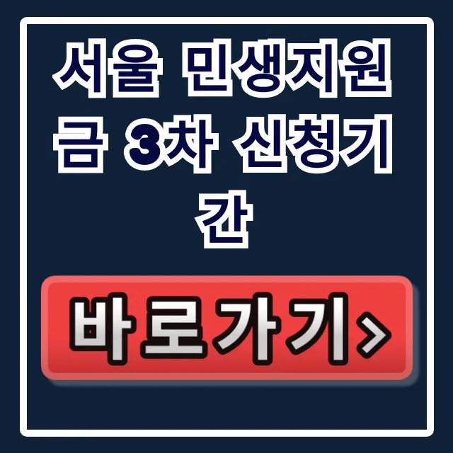 서울 민생지원금 3차 신청기간, 소진 임박 놓치면 0원! 서울 민생지원금 3차 신청기간, 소진 임박 놓치면 0원!