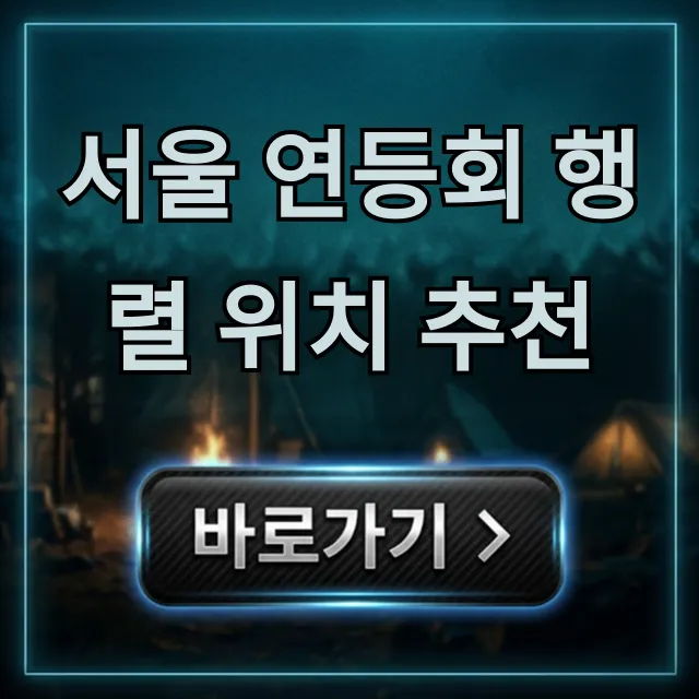 서울 연등회 행렬 위치 추천: 명당부터 꿀팁 총정리