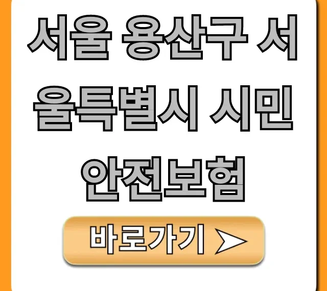 서울 용산구 서울특별시 시민안전보험 총정리 서울 용산구 서울특별시 시민안전보험 총정리