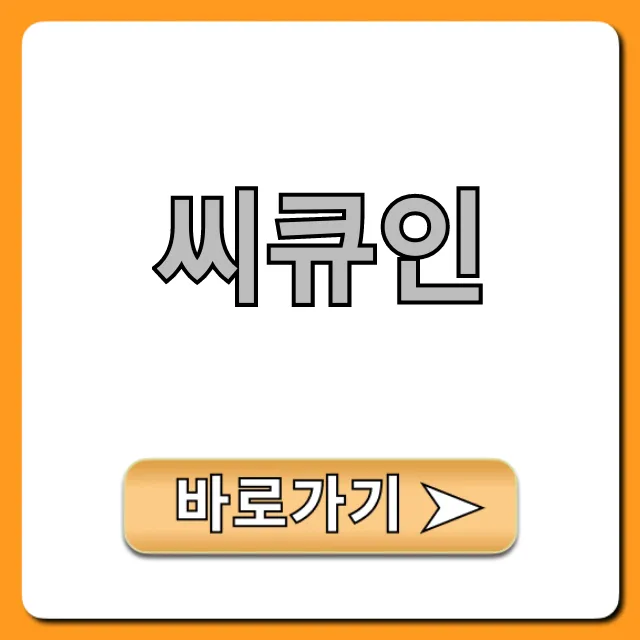 씨큐인 핵심 정보 총정리 씨큐인 핵심 정보 총정리