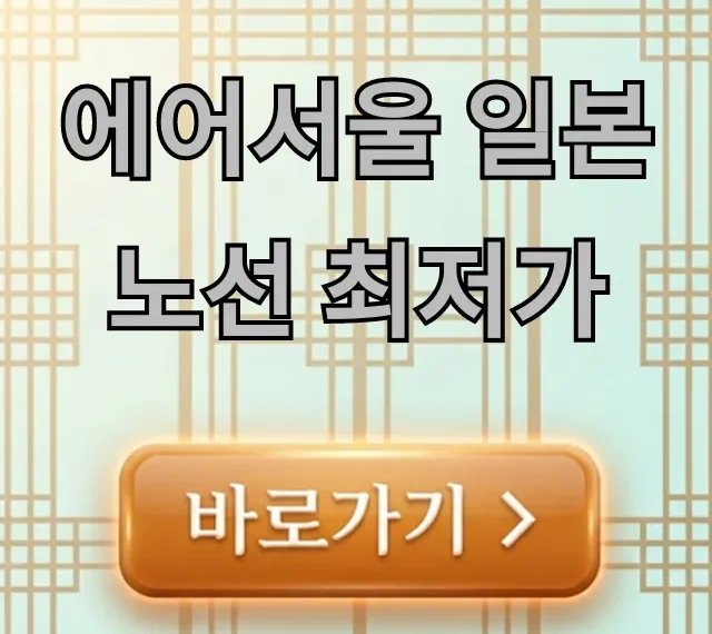 에어서울 일본 노선 최저가 확인! 예약 꿀팁 총정리