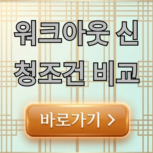 워크아웃 신청조건 비교: 개인 vs 프리워크아웃 완벽 정리 워크아웃 신청조건 비교: 개인 vs 프리워크아웃 완벽 정리