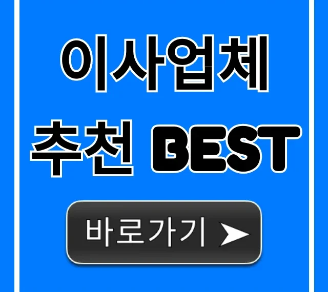 이사업체 추천 BEST, 포장이사 비용부터 후기까지 총정리