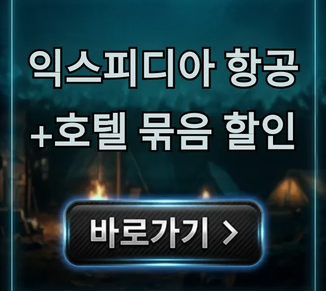 익스피디아 항공+호텔 묶음 할인 총정리