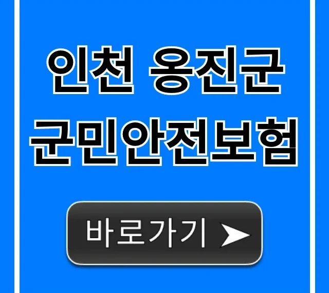 인천 옹진군 군민안전보험, 혜택과 신청 총정리 인천 옹진군 군민안전보험, 혜택과 신청 총정리