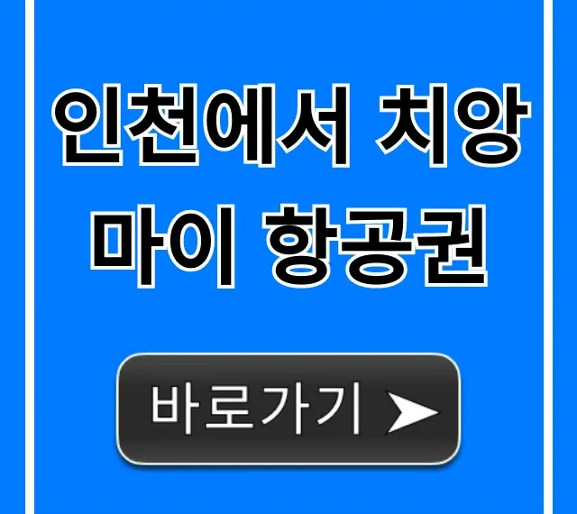 인천에서 치앙마이 항공권 최저가 예약 꿀팁 총정리 인천에서 치앙마이 항공권 최저가 예약 꿀팁 총정리