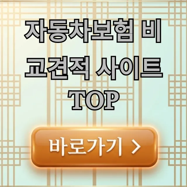 자동차보험 비교견적 사이트 TOP, 최저가 조회 완벽 가이드