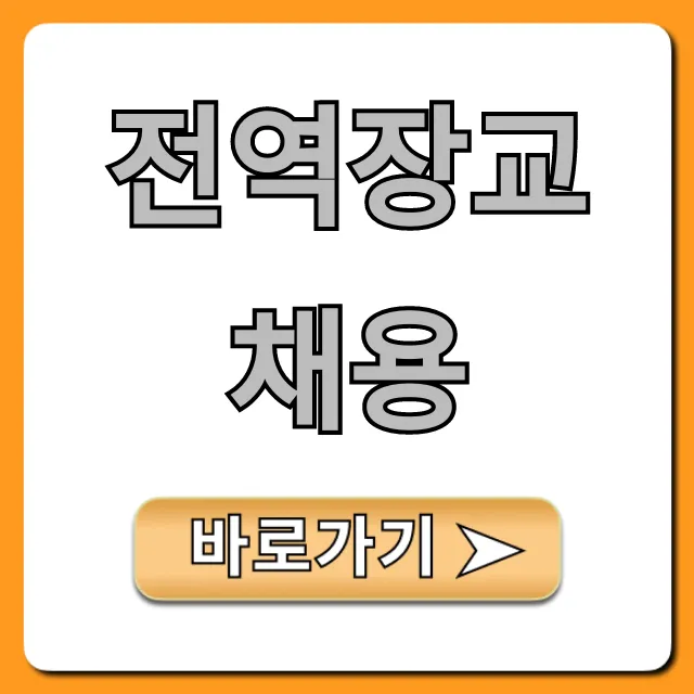 전역장교채용, 합격률 높이는 필승 전략