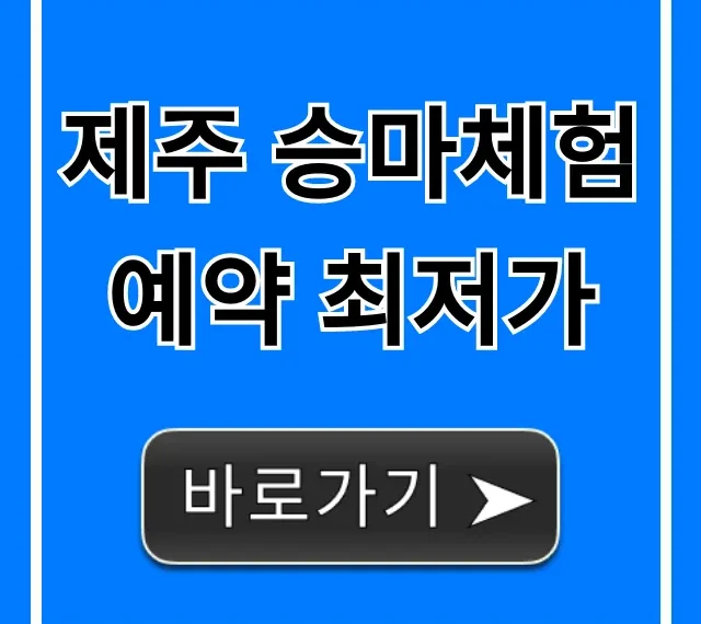 제주 승마체험 예약 최저가, 1분 할인받는 꿀팁