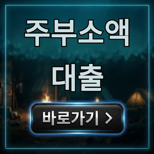 주부소액대출 무직도 OK! 신청 방법 한눈에