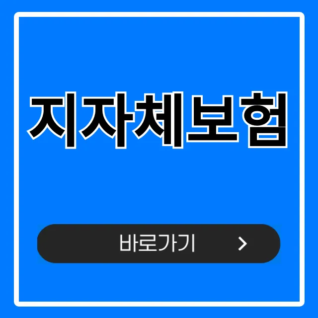 지자체보험, 나도 모르는 내 혜택? 조회부터 신청까지 총정리 지자체보험, 나도 모르는 내 혜택? 조회부터 신청까지 총정리