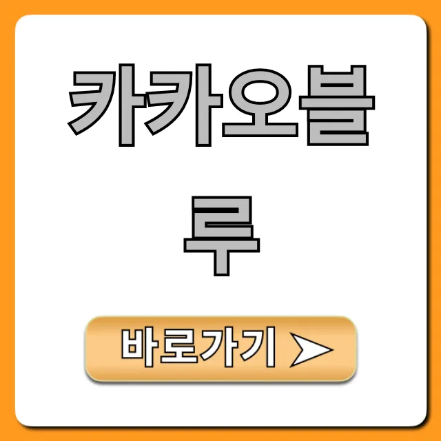 카카오블루 신청, 요금, 이용법 완벽 가이드