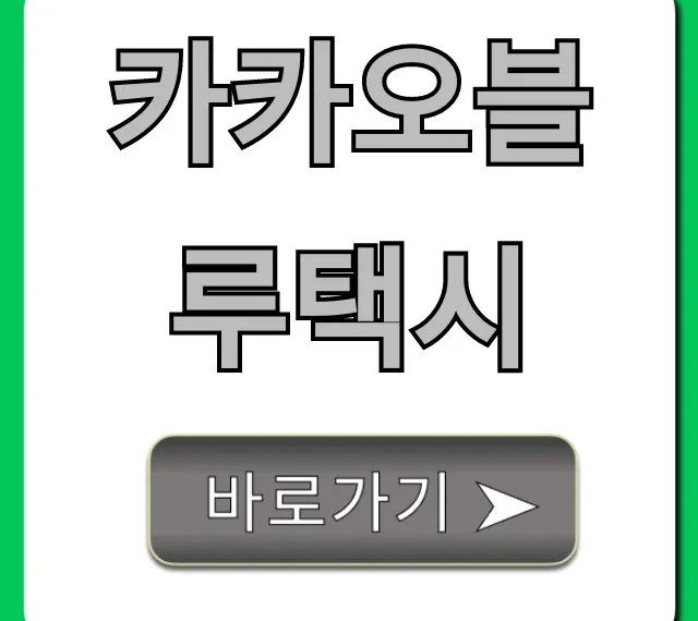 카카오블루택시 호출 방법 & 요금 총정리 카카오블루택시 호출 방법 & 요금 총정리