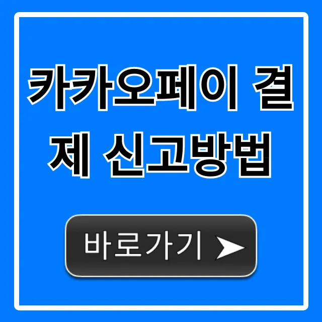 카카오페이 결제 신고방법, 사기/오류 즉시 해결 총정리