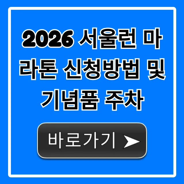 2026 서울런 마라톤 신청방법 및 기념품 주차 완벽 가이드