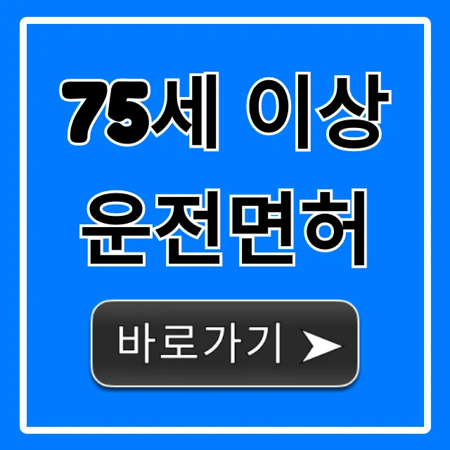 75세 이상 운전면허 갱신 방법 총정리 75세 이상 운전면허 갱신 방법 총정리