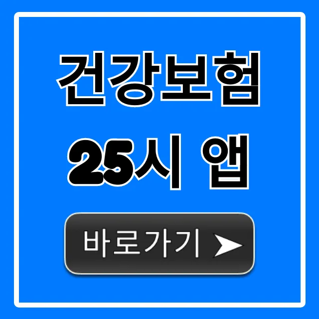 건강보험25시 앱: 보험료 조회부터 혜택 총정리
