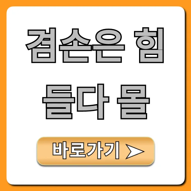 겸손은 힘들다 몰: 꿀템 쇼핑 완벽 가이드 겸손은 힘들다 몰: 꿀템 쇼핑 완벽 가이드