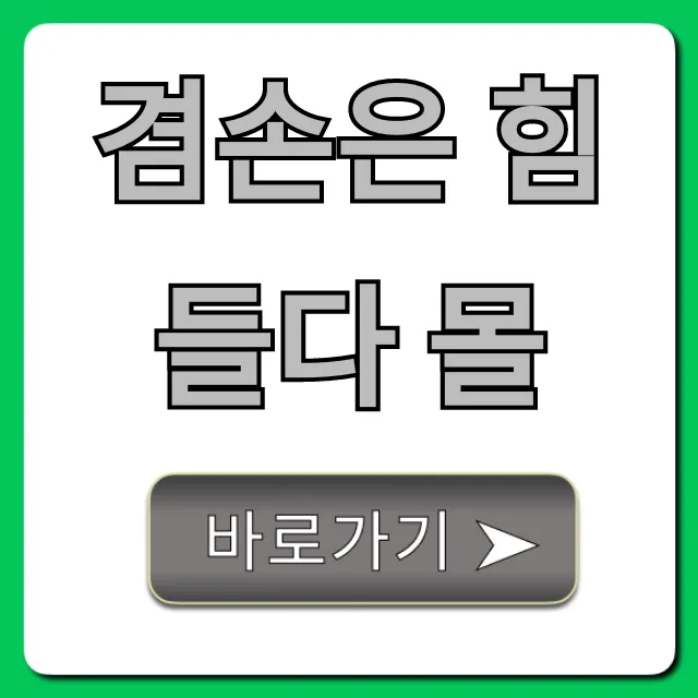 겸손은 힘들다 몰 완벽 가이드 & 혜택 겸손은 힘들다 몰 완벽 가이드 & 혜택