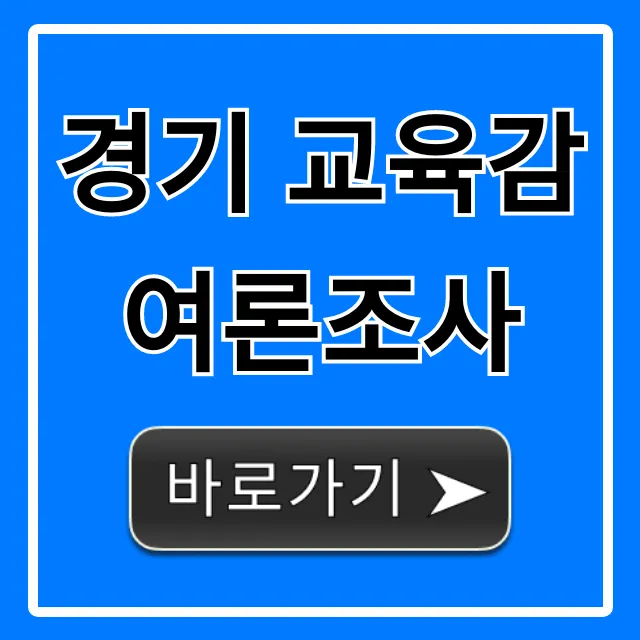 경기 교육감 여론조사: 최신 지지율 총정리 경기 교육감 여론조사: 최신 지지율 총정리