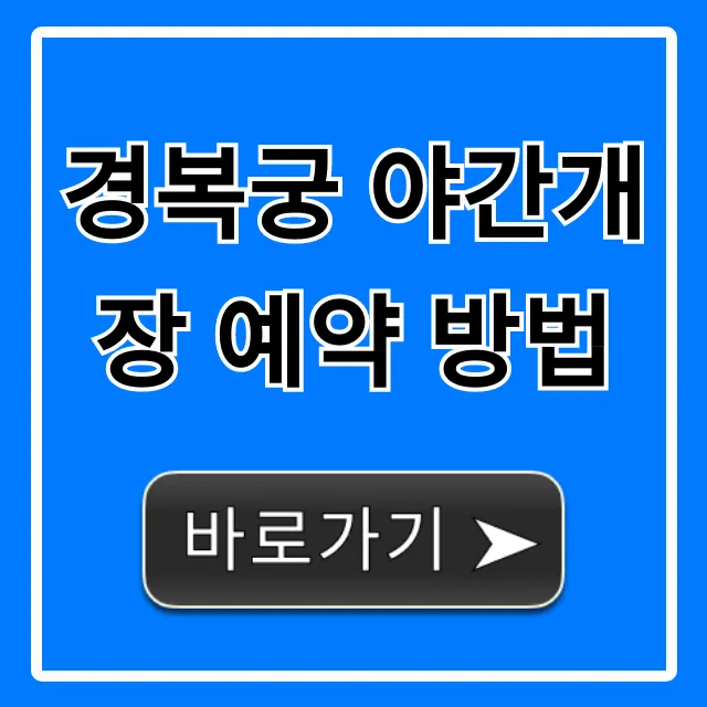 경복궁 야간개장 예약 방법 티켓팅 성공 꿀팁 경복궁 야간개장 예약 방법 티켓팅 성공 꿀팁