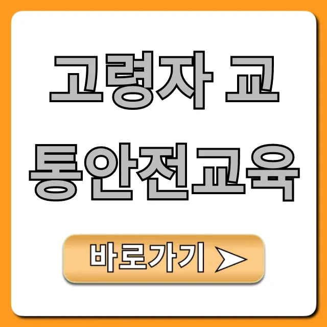 고령자 교통안전교육: 신청부터 혜택 총정리 고령자 교통안전교육: 신청부터 혜택 총정리