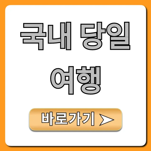 국내 당일여행 BEST! 가성비 꿀팁 총정리 국내 당일여행 BEST! 가성비 꿀팁 총정리