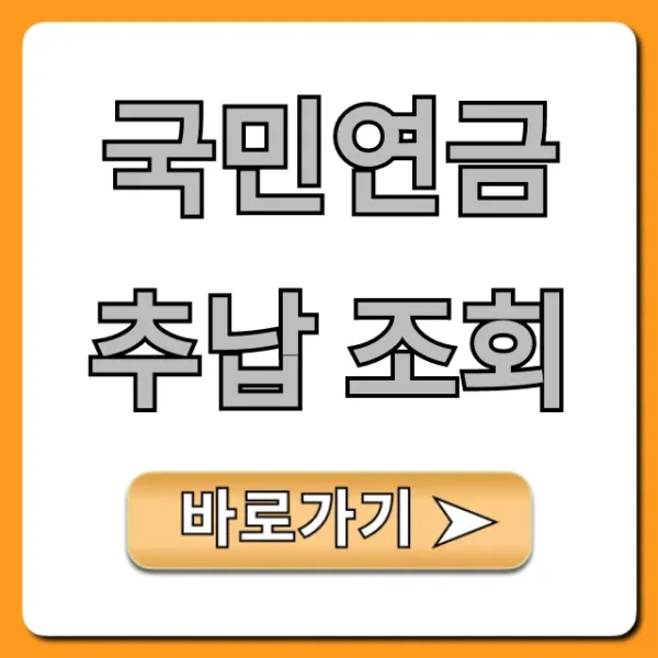 국민연금 추납 조회, 자격·납부액 완벽 가이드