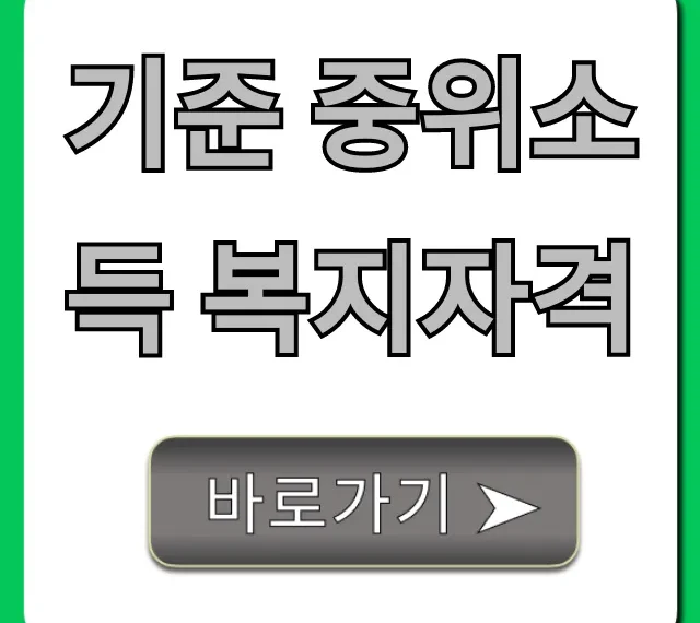 기준 중위소득 복지자격 조회, 혜택 완벽 가이드