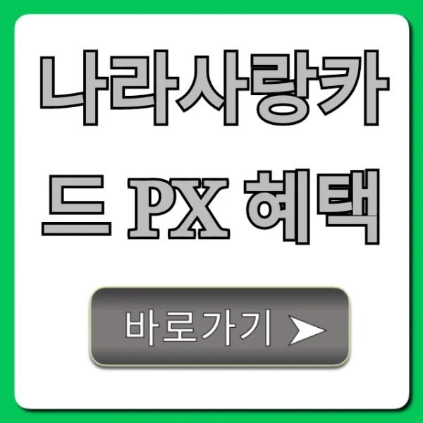 나라사랑카드 PX 혜택: 할인 꿀팁 완벽 총정리!