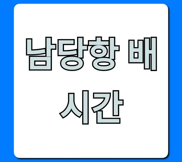 남당항 배시간: 좌대낚시 요금 총정리 남당항 배시간: 좌대낚시 요금 총정리