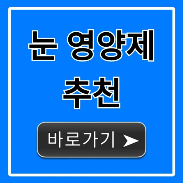 눈 영양제 추천, 내돈내산 TOP7 솔직 총정리