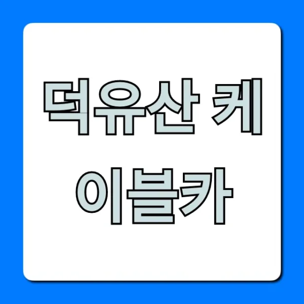 덕유산 케이블카 꿀팁! 가격, 예약 한번에 확인