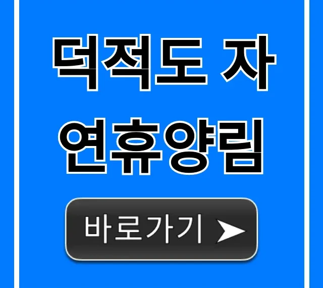 덕적도 자연휴양림 예약, 가격 총정리