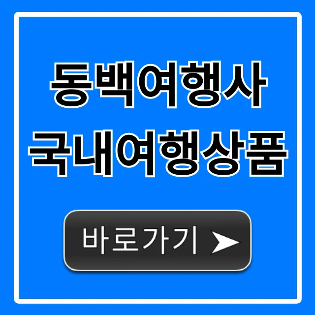 동백여행사 국내여행상품: 최신 정보 & 할인!
