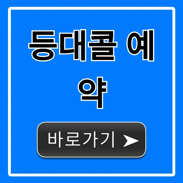 등대콜 예약: 요금부터 신청까지 완벽 가이드 등대콜 예약: 요금부터 신청까지 완벽 가이드