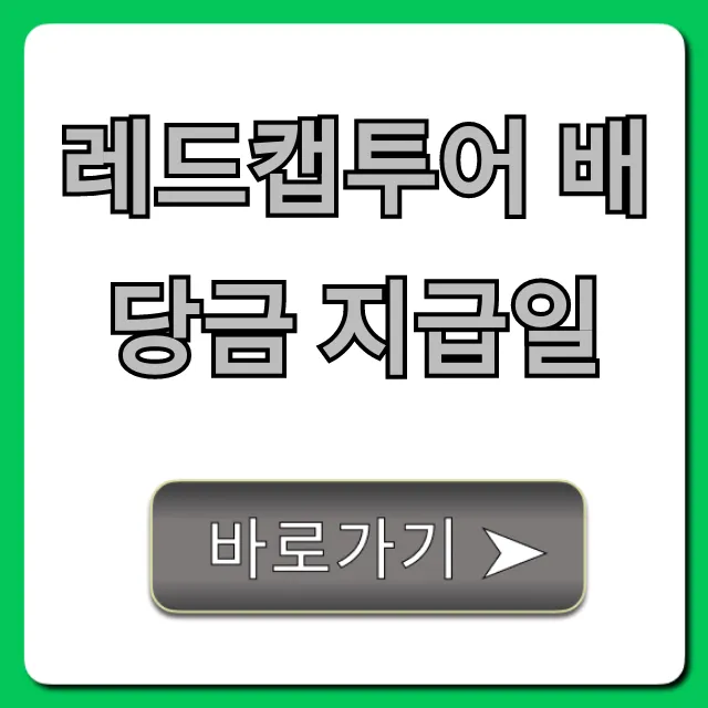 레드캡투어 배당금 지급일 조회 완벽 정리! 레드캡투어 배당금 지급일 조회 완벽 정리!