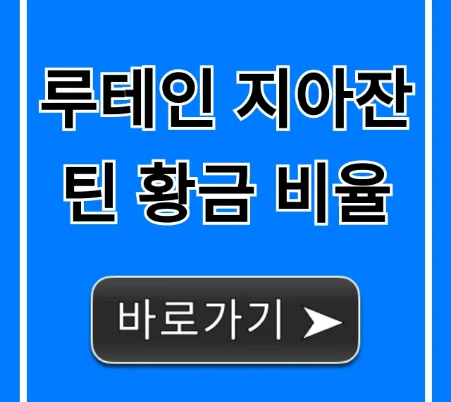 루테인 지아잔틴 황금 비율: 눈 건강 완벽 가이드