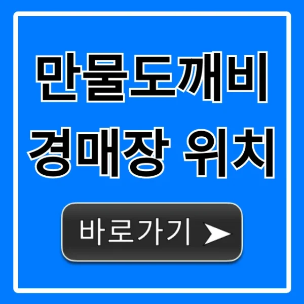 만물도깨비경매장 위치: 주소, 가는 길 완벽 총정리